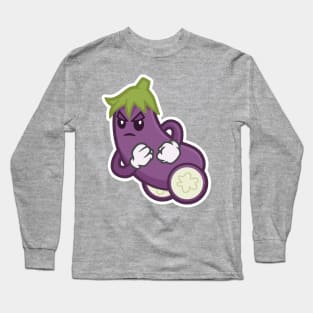 Eggplant Racer! Long Sleeve T-Shirt